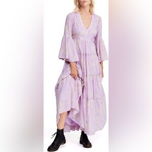 Floral Lavender Dress Free People